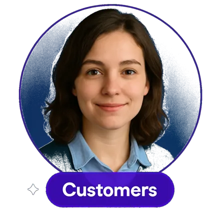 “Customers” badge